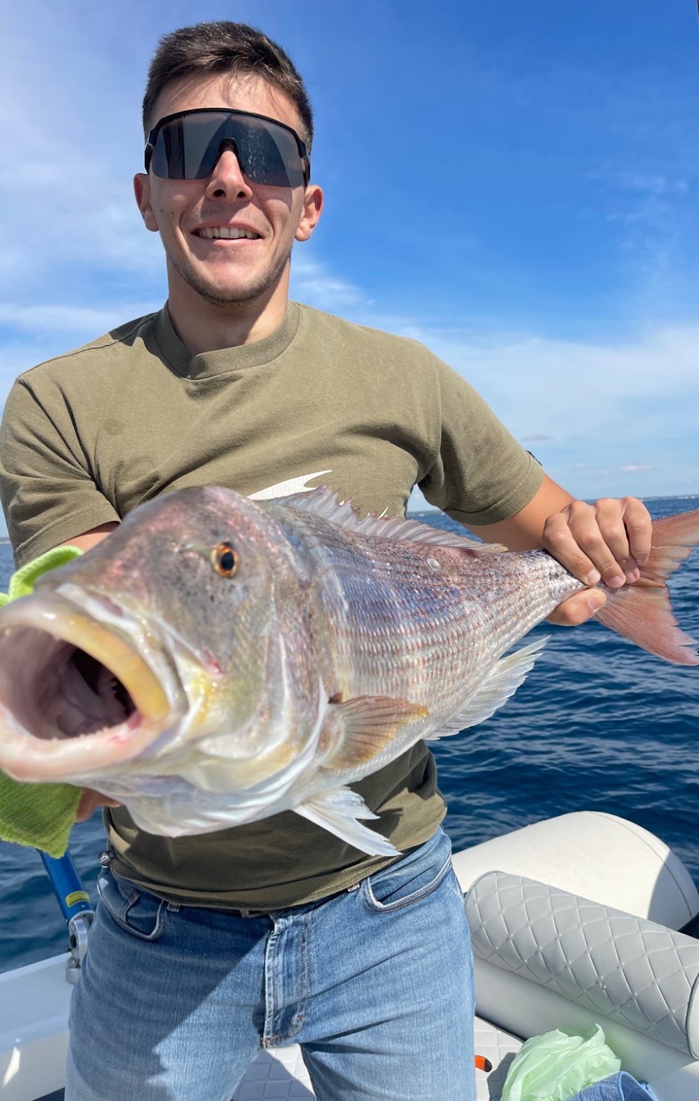 Una cattura delle uscite con A Pesca col Bomber